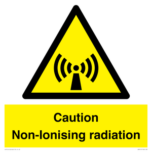 Caution Non-Ionising radiation